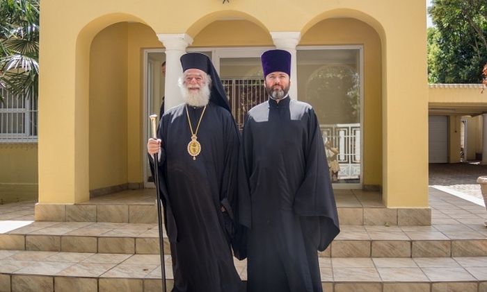 Предстоятель Александрийской Православной Церкви посетил русский храм в ЮАР
