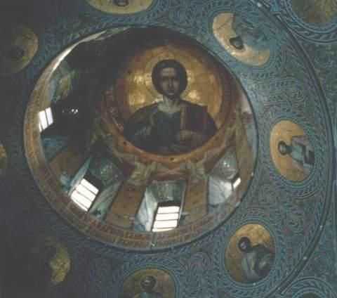 Христос-Пантократор, купол храма Покрова Божией Матери, Ялта, Нижняя Ореанда 