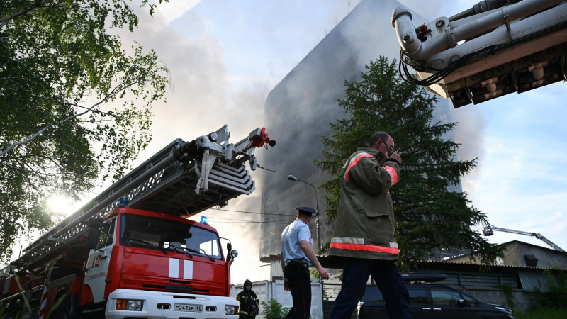 МЧС: во Фрязино локализовали пожар