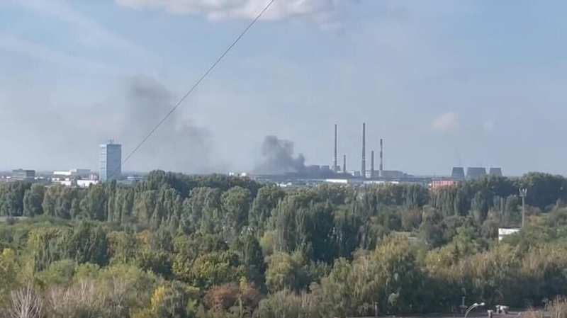 В Воронежской области локализовали пожар, возникший после падения БПЛА