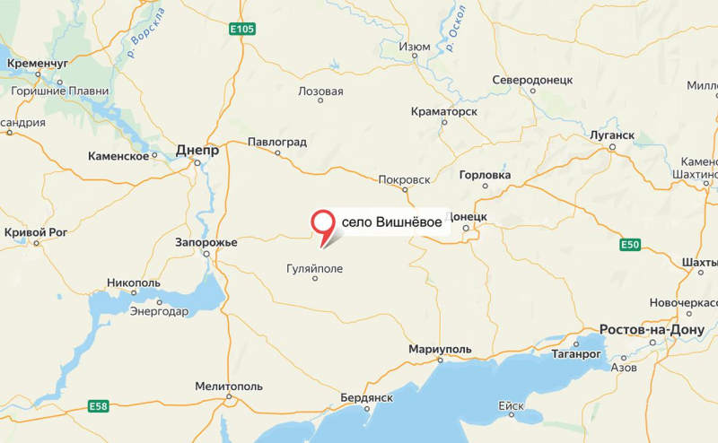 Минобороны сообщило о контроле над Вишневым в Днепропетровской области