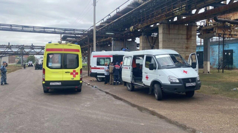 Обстановка на месте взрыва в Стерлитамаке