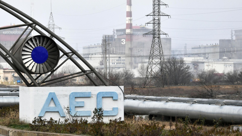 Запорожская АЭС в Энергодаре