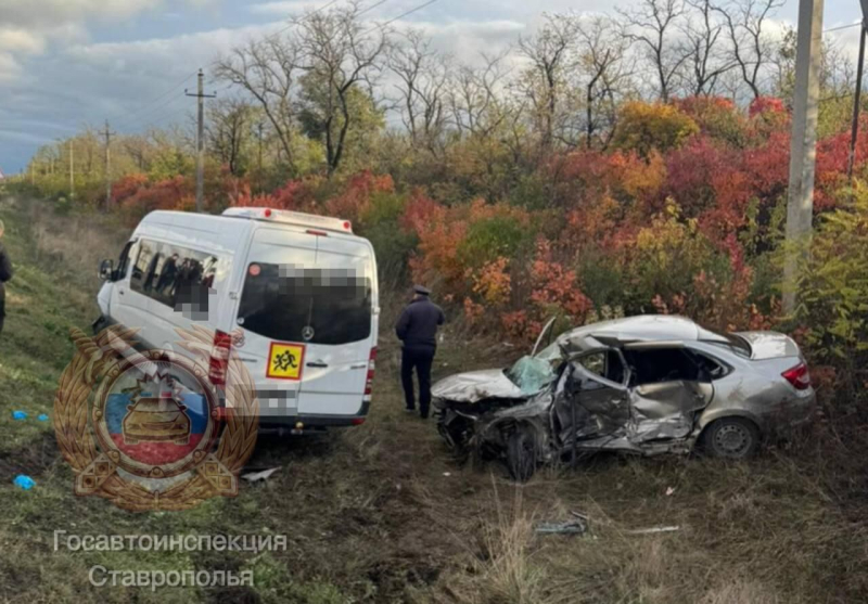 На месте ДТП в Ставропольском крае. 29 октября 2025