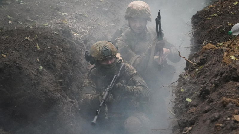Украинские военнослужащие
