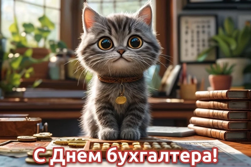30+ открыток с Днем бухгалтера. Яркие и красивые картинки с пожеланиями