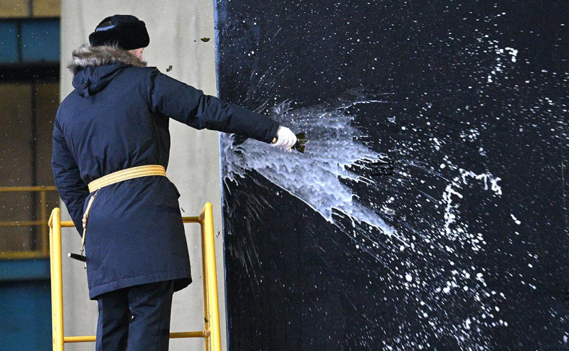 В Северодвинске спустили на воду атомную подводную лодку «Хабаровск»