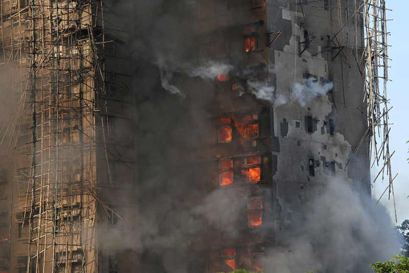 Путин выразил соболезнования Си Цзиньпину в связи с пожаром в Гонконге