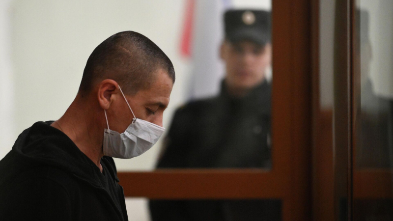 Игнат Кузин на заседании суда во Втором западном окружном военном суде в Москве