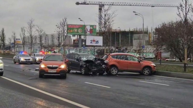 ДТП на Варшавском шоссе в Москве