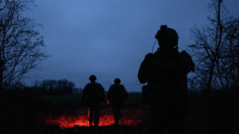 Российские военнослужащие в зоне СВО