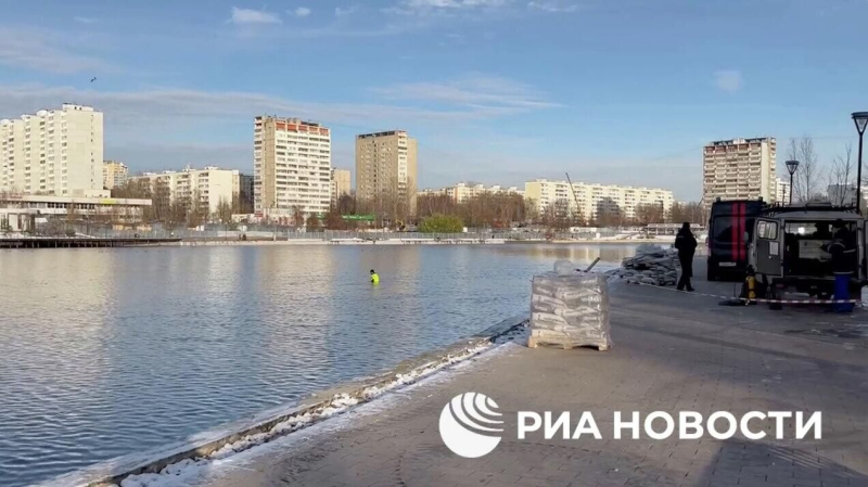 Пруд в Москве, где нашли фрагмент тела ребенка