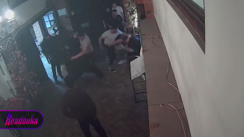 Фрагмент с избиением баскетболиста московского ЦСКА-Юниор Владимира Ершова в Раменском