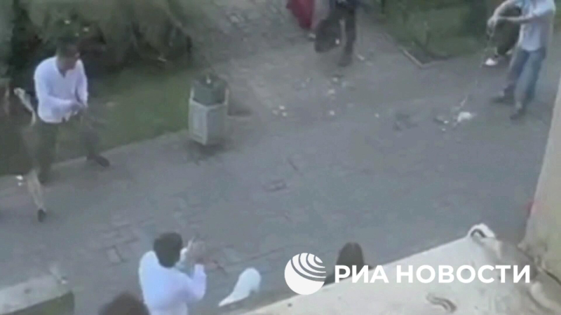 Задержание устроивших стрельбу в Петербурге