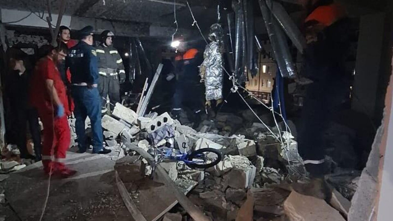 Последствия взрыва бытового газа в многоквартирном доме в Сочи