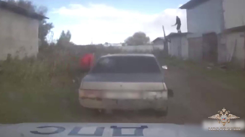 Побег от автоинспекторов в Вологодской области