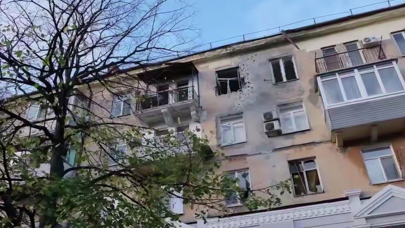 Последствия атаки БПЛА ВСУ в Новороссийске