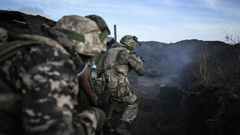 Российские военнослужащие в зоне СВО