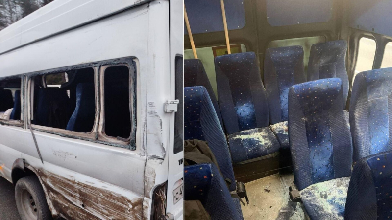 Последствия ДТП с грузовиком и автобусом в Кировской области