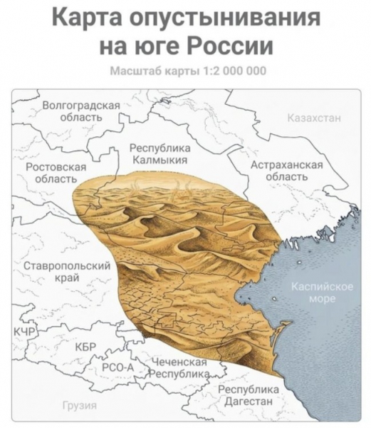 Пустыня ускоренно наступает... Пустыня ускоренно наступает...